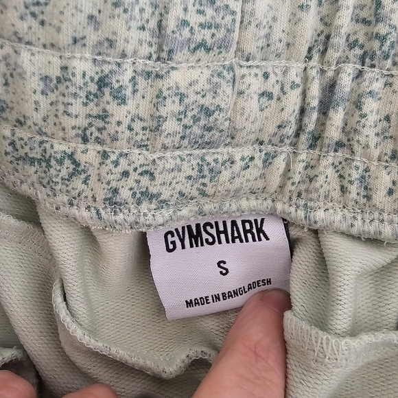 Gymshark Chalk Wash Joggers Green Acid Wash Sweatpants S - Picture 7 of 9